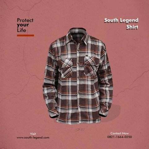 South Legend - Kemeja Pria Flanel