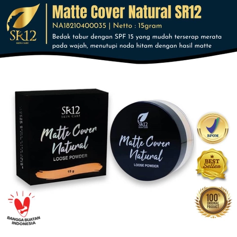 SR12 Herbal Skincare - Matte Cover Natural Loose Powder