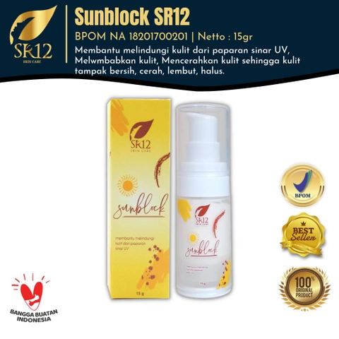 SR12 Herbal Skincare - Sunblock