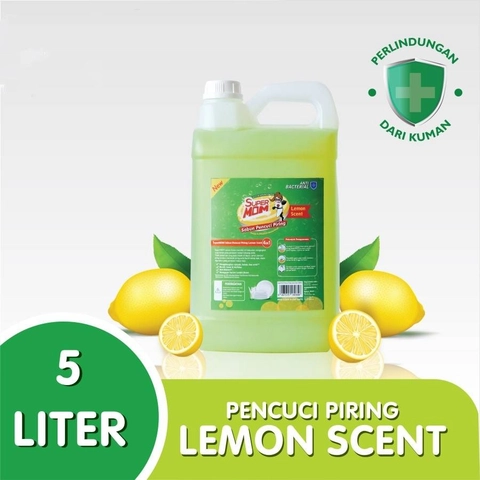 SuperMOM - Sabun Pencuci Piring Active Concentrated 5L