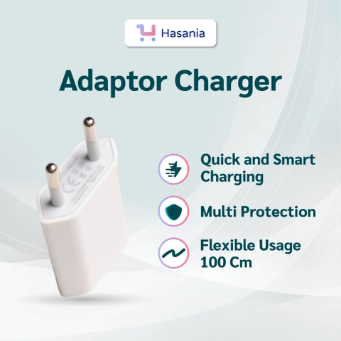 Hasania Elektronik - Power Adaptor Kepala Charger