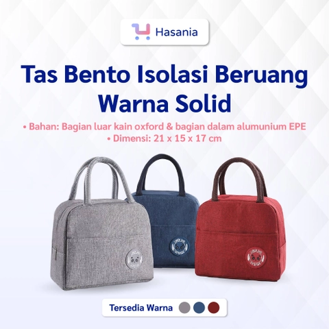 EVM Stockist - Hasania Home - Tas Bekal Isolasi Termal Beruang