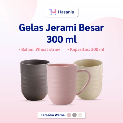 Hasania Home - Gelas Wheat Straw