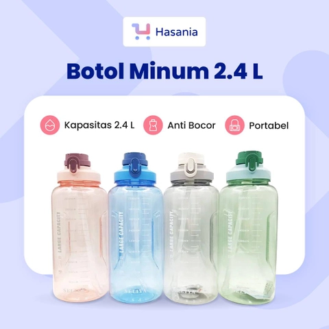 EVM Stockist - Hasania Home - Botol Minum 2.4 L