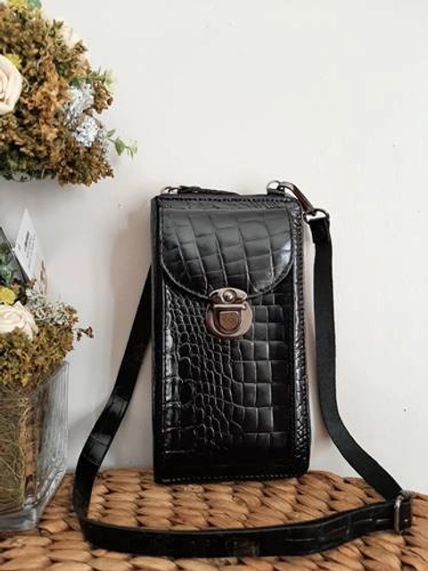 Toko Sinar Garut - Tas Slempang Wanita Motif Kulit Buaya