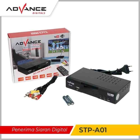Turbo - Advance STB Set Top Box TV Digital Receiver Penerima Siaran Full HD