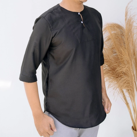 Umair - Baju Koko Kurta Umair Hitam