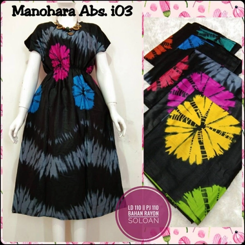 Unik Collection - Daster Hitam Motif