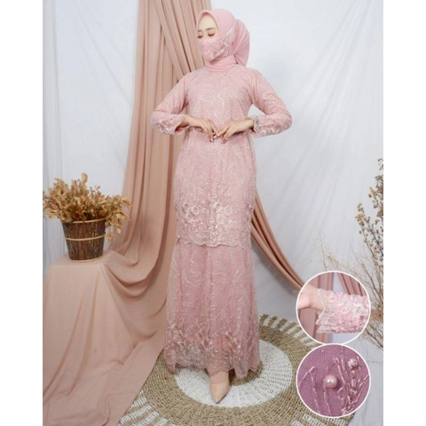 Urbaya - Two tier dress blush 12 pcs