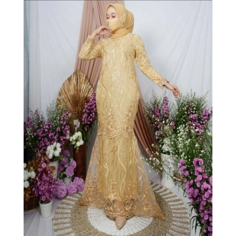 Urbaya - Two tier dress gold 12 pcs