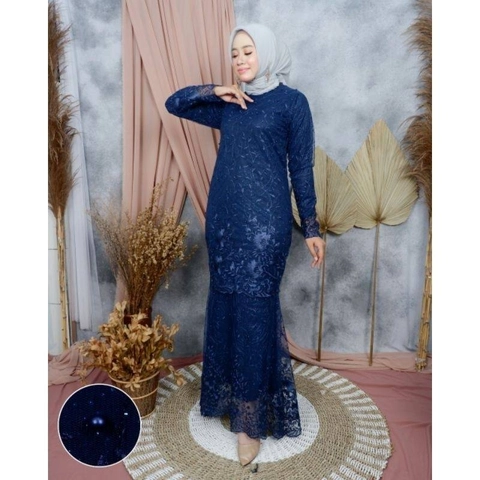 Urbaya - Two tier dress navy 12 pcs