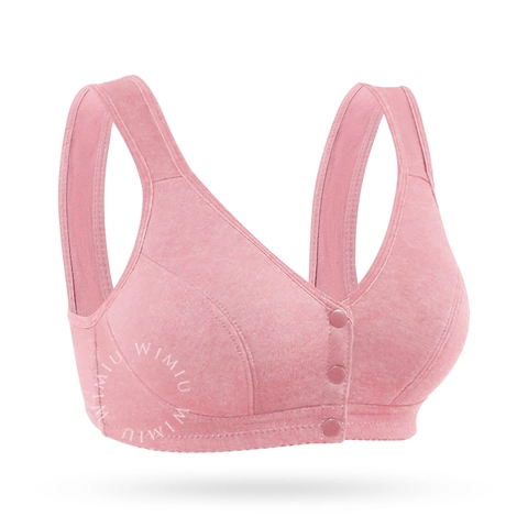 Youhave - You’ve Be Ha BH Menyusui Maternity Bra Menyusui Full Katun Wanita Kait Depan Wanita Tanpa Busa Tanpa Kawat 100152