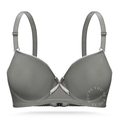 Youhave - YouHave Youve BH Wanita Bra Women Woman Bra Kawat Bra Busa Sedang Motif Garis Beha Be Ha Kait 2 Bra 100191