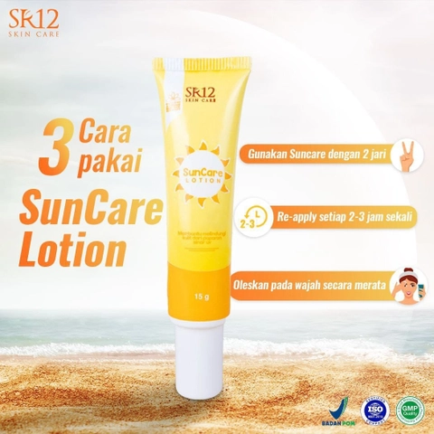 Sunblock SPF 25 Sunscreen Cocok untuk Kulit Berminyak No Whitecast Suncare SR12