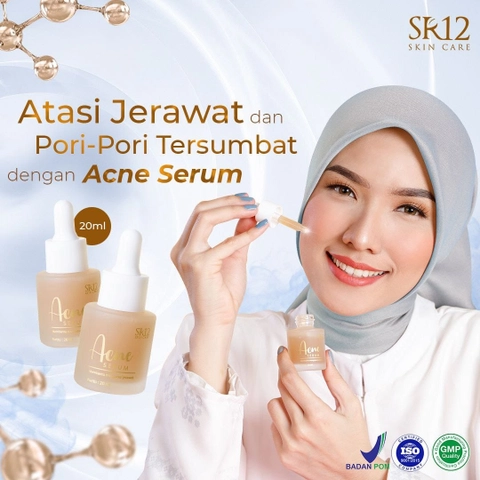 Serum Jerawat BPOM Ampuh Acne Serum SR12 Mengatasi Jerawat Bruntusan Meradang