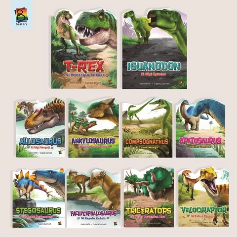 Zikrul Bestari - Buku Cerita Anak Bergambar Seri Dinosaurus