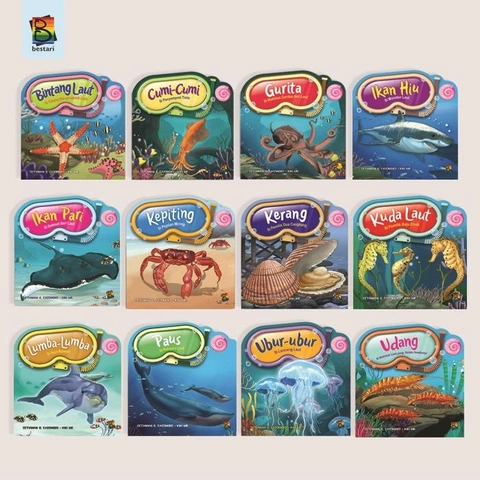 Zikrul Bestari - Buku Cerita Anak Bergambar Seri Hewan Laut