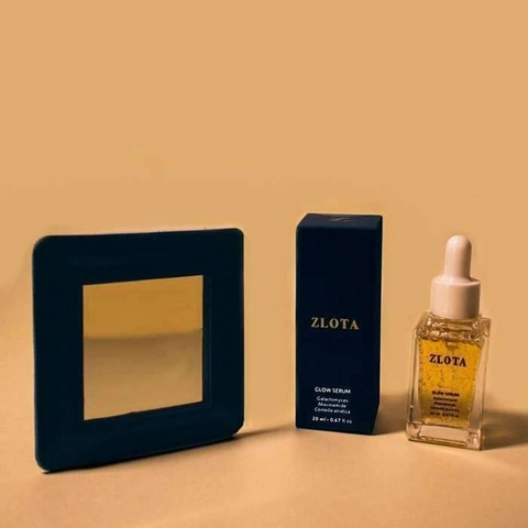 Zlota - Zlota Glow Serum Twin Pack Free 1 Mirror