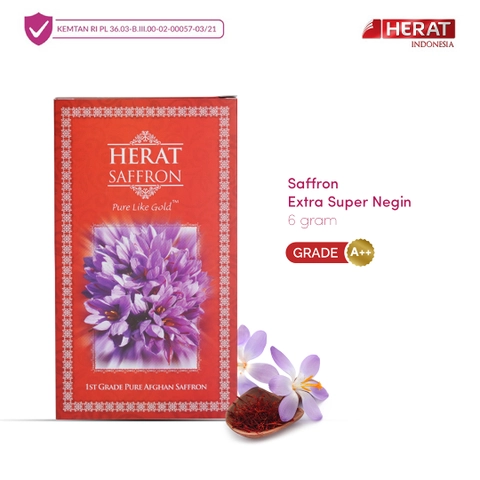 Herat Saffron Afghanistan - Extra Super Negin [6 gram] - Grade A++ Premium
