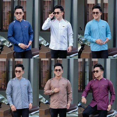 Kois Batik - Baju Koko Pria Dewasa Terbaru Baju Lebaran Motif Loman