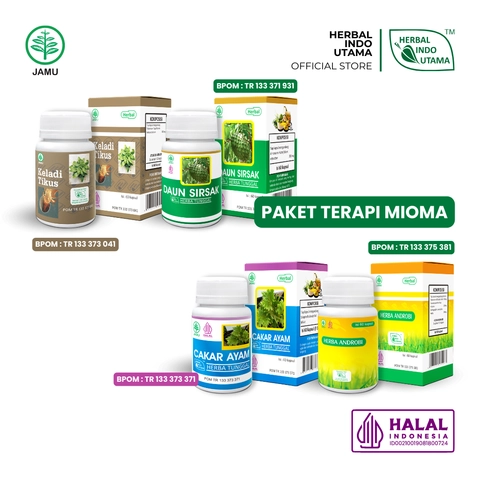Herbal Indo Utama - Paket Terapi Herbal Mioma Herbal Indo Utama
