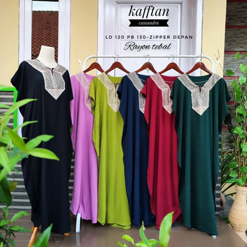 Rambe Batik Indonesia - Dress Kafftan Cassandra Premium Ld 120cm- Pb 130cm