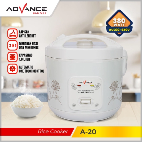 Advance Digitals Indonesia - Rice Cooker A-20 Penanak Nasi Serbaguna 3in1 Magic Com