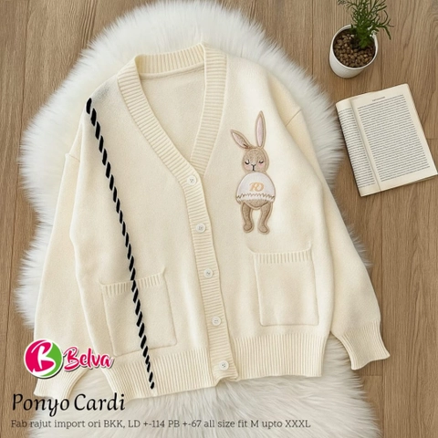 Griya Busanaku Solo - Cardigan wanita rajut import / Ponyo - Kuya - Yukari - Hajime - Saga