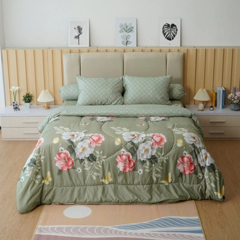 Kintakun - Bedcover Set Sprei Dluxe Damara Bunga