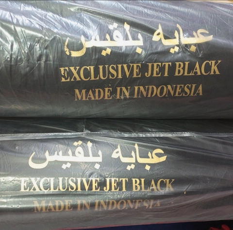 Salamah 2 - kain Wolfis jetblack / exclusive jetblack