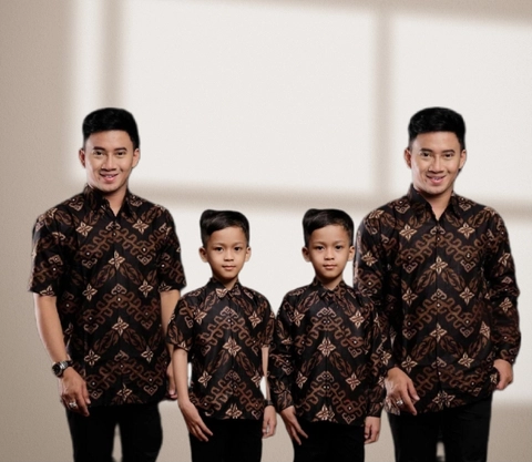 Khisna collection - Kemeja keluarga anak dan dewasa kembar bisa dipisah ya kak motif zik