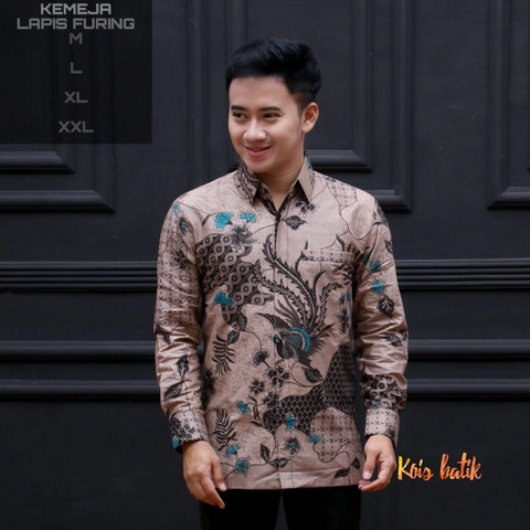 Kois Batik - Kemejan batik lapis furing dewasa bagus elegan