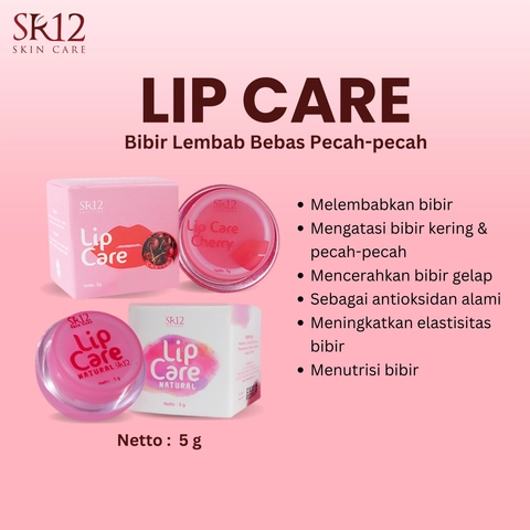 SR12 Lip Care Pelembab Bibir Dan Mencerahkan Bibir Gelap