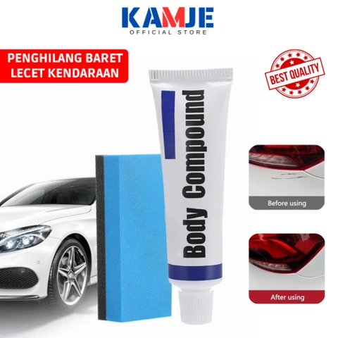 KAMJE Compound Penghilang Lecet Baret Gores Body Mobil Motor Kendaraan Magic Remover KMJ037