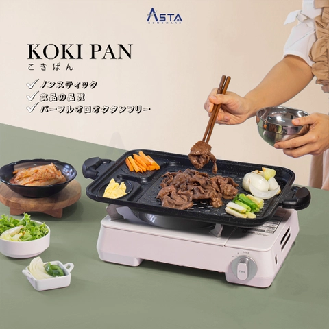 Asta Panggangan Anti Lengket Grill Pan Alat Panggang Barbekyu Koki Pan