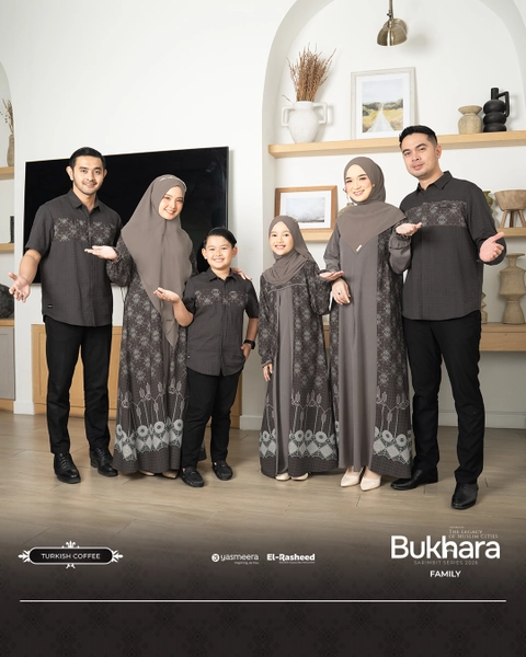 Yasmeera Official - SARIMBIT 2026 BUKHARA SERIES WARNA TURKISH COFFEE
