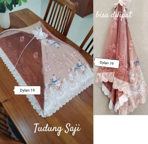 Dylan 19 [TA] - Dylan 19 - Tudung Saji Lipat Renda / Penutup Makanan