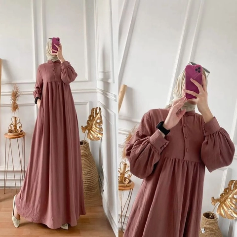 diesa - Gamis Dress Maxy Adena CrInkle Premium