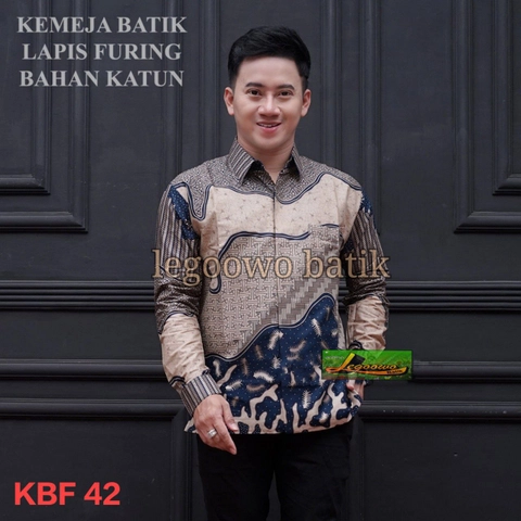 legowo batik - Kemeja batik lapis furing seragam kbf 42