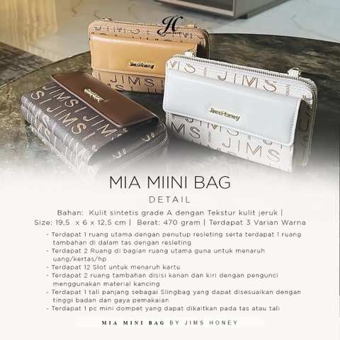 JIMS HONEY - MIA MINI BAG TAS SELEMPANG WANITA