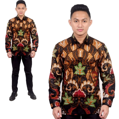 Batik Berjaya - Kemeja lengan panjang batik atsani