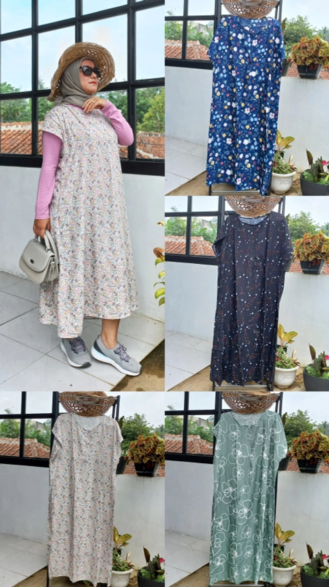 ALMIRA STORE - Daster Rayon Motif