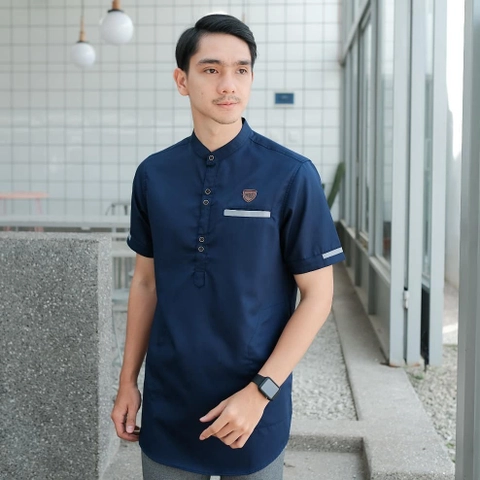Terrafolk - Baju Koko Kurta Navy 24 pcs