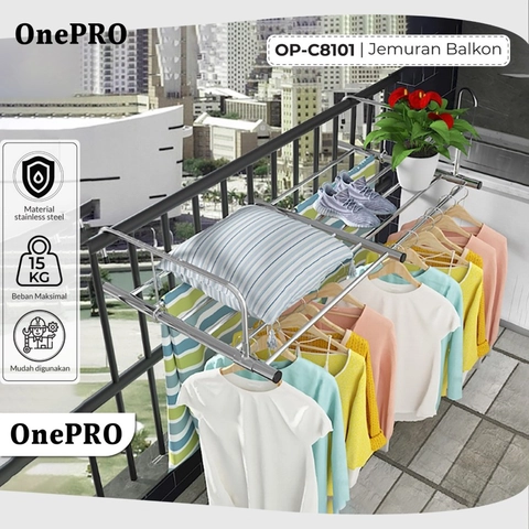 One Pro - Jemuran Balkon Prima OP-C8101