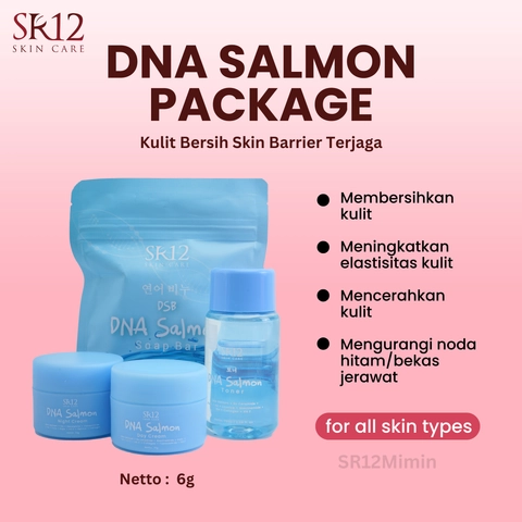 SR12 DNA Salmon Paket Perawatan Wajah Cerah Lembab Sehat