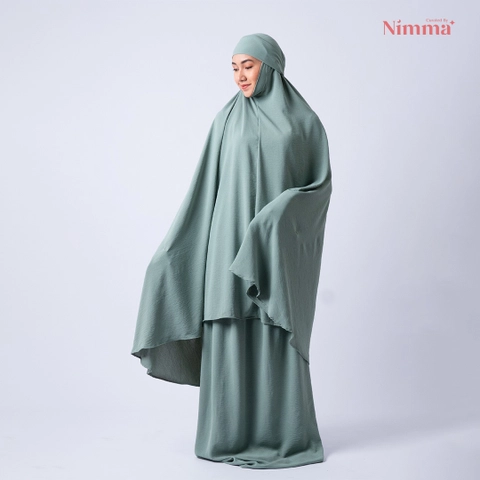 Syaila Sage - Mukena Airflow CEY Crinkle Tanpa Disetrika & Tidak Menerawang
