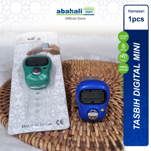 Abahali Mart - Tasbih Digital Untuk Sholat Fitur Counter Hitung Reset Murah Multifungsi