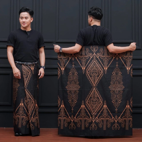 Kois Batik - Sarung batik pria dewasa modern simpel terbaru motif asmat