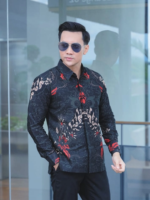 COLLECTION SARJANA - KEMEJA BATIK MENSTYLE - KALINGGA - Katun Prima Premium - Furing HPL