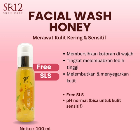 SR12 Jawa Barat - SR12 Facial Wash Honey Merawat Kulit Kering Dan Sensitif